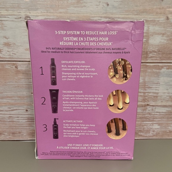 AVEDA Invati Advanced Solutions for Thinning Hair (Rich) 4-Piece Gift Set, NIB - Picture 3 of 7